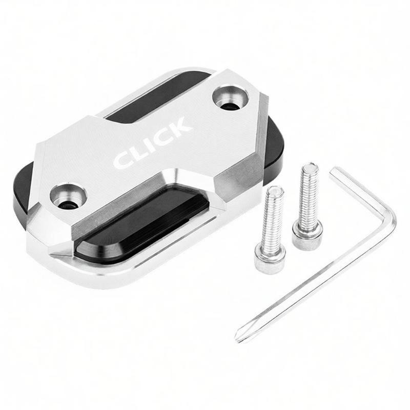 

Front Brake Fluid Cap Cover For Click V2 V3 Click 160 Cnc Alloy Oil Reservoir Brake Master Cap срібний