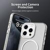 For iPhone 15 Pro Case Candy Color PC + TPU + PET Phone Cover Compatible with MagSafe