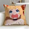 Anime Tis Time for Torture Princess Cushion Cover Soft  EasyWash Pillow Case  Versatile for Couch Bed Travel and Office