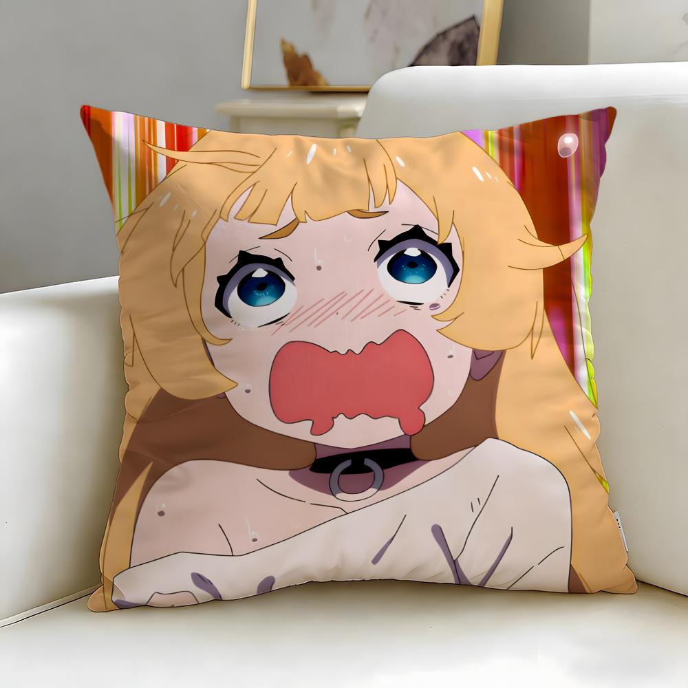 Anime Tis Time for Torture Princess Cushion Cover Soft  EasyWash Pillow Case  Versatile for Couch Bed Travel and Office
