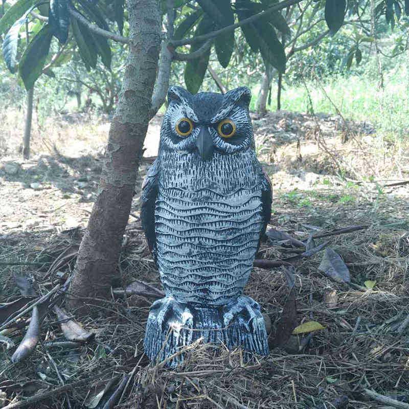 Waterproof Owl Ornament: Animal Repellent Garden Decoration