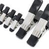 Amazon Basics Steel Spring Clamp Set, 20-Piece Set, 15 2cm Clamps and 5 3cm Clamps, Black/Silver