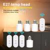 Multiple Controls E27 Wireless Remote Control Smart Timer Switch Lamp Holder 220V Multi Light Switch Baby Room Bedroom Switch