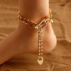 Accessories, Hip Hop Personality Belt Buckle Foot Accessories, Niche Anklets For Girls