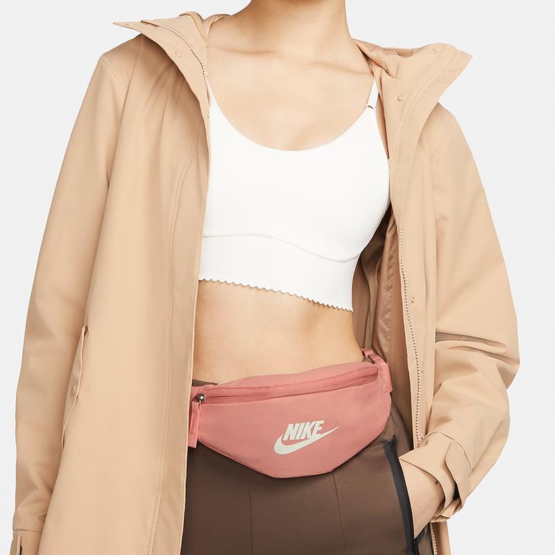 Nike Polyester Fanny Pack Regular Unisex Orange Pink Casual DB0488-824