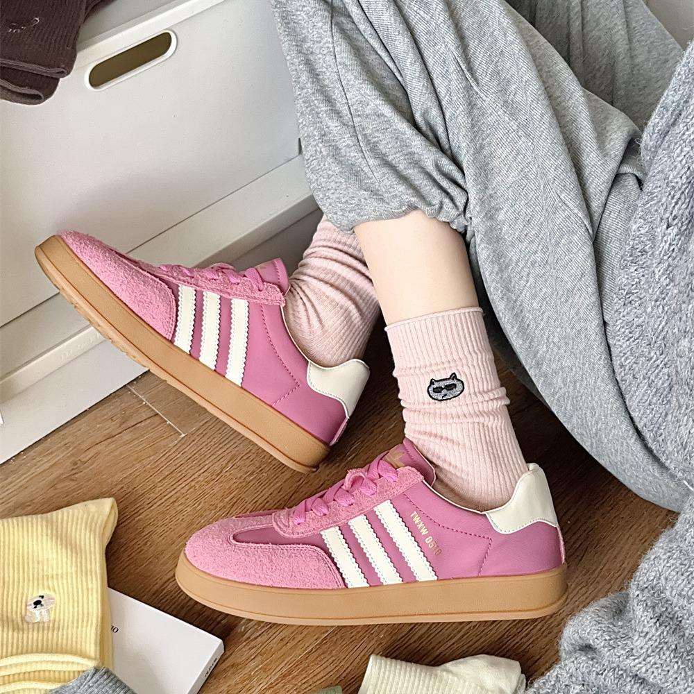 Dongdaemun Women'S Socks Double Needle Cartoon Expression Smiley Face Animal Embroidery Women'S Cotton Socks Medium Tube Socks Stacking Socks