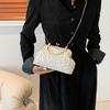 Faux Pearl Shoulder Bag Exquisite Decorative Stylish Handbag Portable Lightweight Women Fashionable Shoulder Handbag