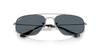 lens width 0RB3780 Ray-Ban sunglasses, unisex, frame/gunmetal, lens/crystal blue-gray, 63mm,