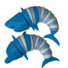 Stress Reliever Fidget Toy Kids Adults Funny Buckle Slug Dolphin Shark Anxiety Anti Stress Squishy Toy Colorful Slug lobster Toy