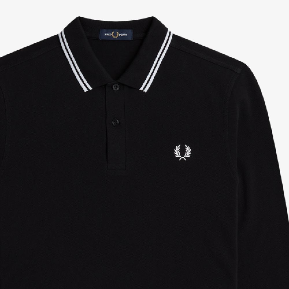Fred Perry  Fred Perry  [m3636] Long Sleeve Twin Tip Fred Perry Shirt  350  Afpm2333636 350