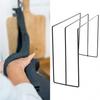 Stylish Cloth Hanger Rack Suitable for Doors with Slots Over 0 1cm
