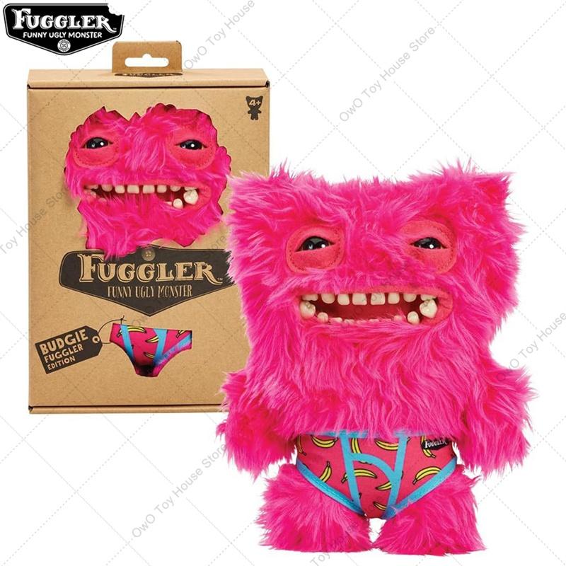 Original Fuggler Hässliche Zähne Monster Plüschtiere Kawaii Cartoon Fugglers Genervter Außerirdischer Weitäugiger Sonderling Plüschpuppen Geschenke Kinder