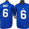 New York Giants 6 Dart Custom Embroidered Rugby Jersey Premium Quality Cotton Blend Men Fan Wear