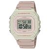 CASIO Casio W-218HC Thin Lightweight Waterproof Square Digital Square Men's Women's Kids Cheap Casio (Pink Beige/Ivory)