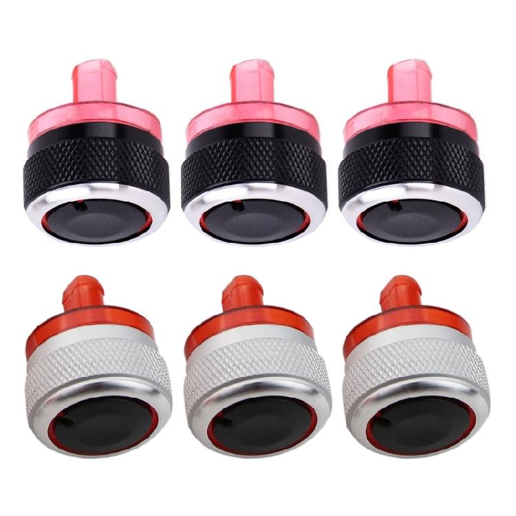 3pcs/Pack Automobiles Climate Control Knobs Fan Speed Adjuster Button For 206 207 Efficient Car Temperature Management