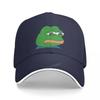Fashion Men Sad Frog Baseball Cap Outdoor Adjustable Dad Hat Men Summer Snapback Hats Sad Frog Sports Golf Cap Gorra