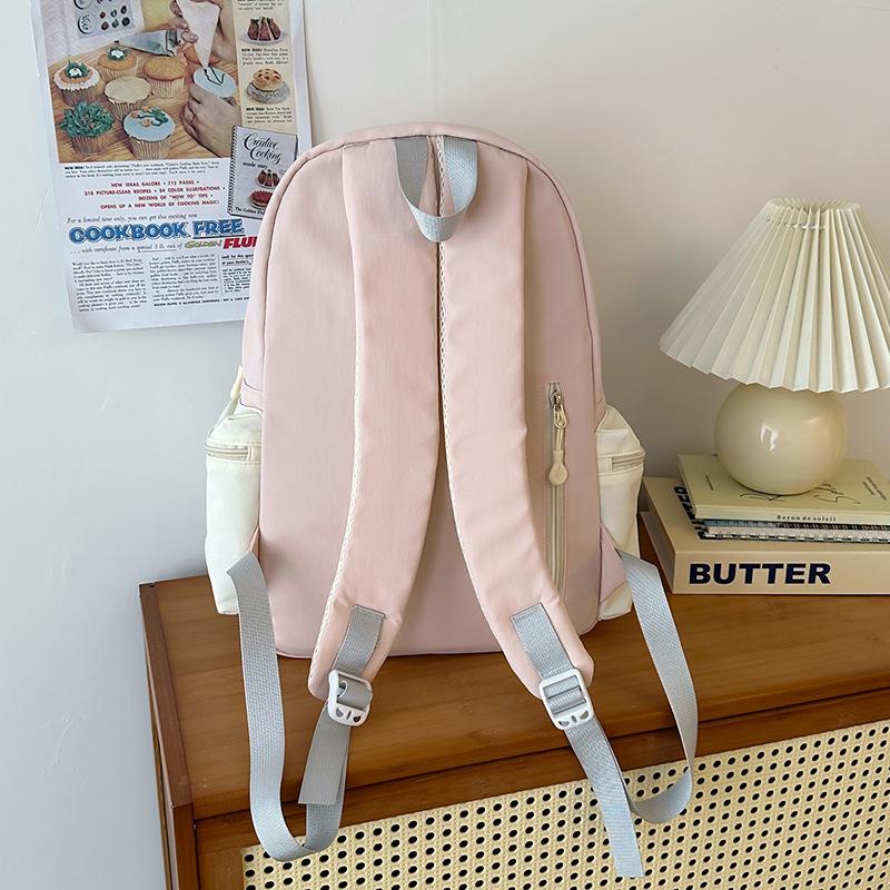 Schoolbag new middle and high school student schoolbag fresh and sweet wind backpack female large capacity primary school student leisure travel