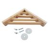 Bird Wood Perch Corner Shelf Platform for Hamster Lovebird Finch Conure Budgie
