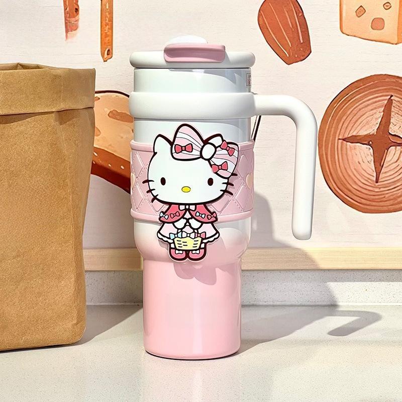 Crayon Shinchan Cartoon Style Reusable Thermos With Handle For Kids And Teens