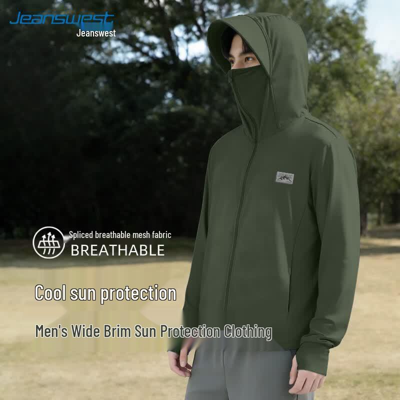 Jeanswest Men s UV Protection Hooded Jacket 4XL