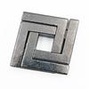 Square Lock Metal 3D Puzzles Quebra Cabeça Rompecabezas IQ Games Adults Kids Brain Teaser