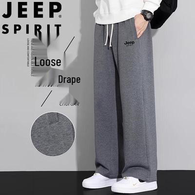 JEEP SPIRIT Men's Casual Straight-Leg Sweatpants