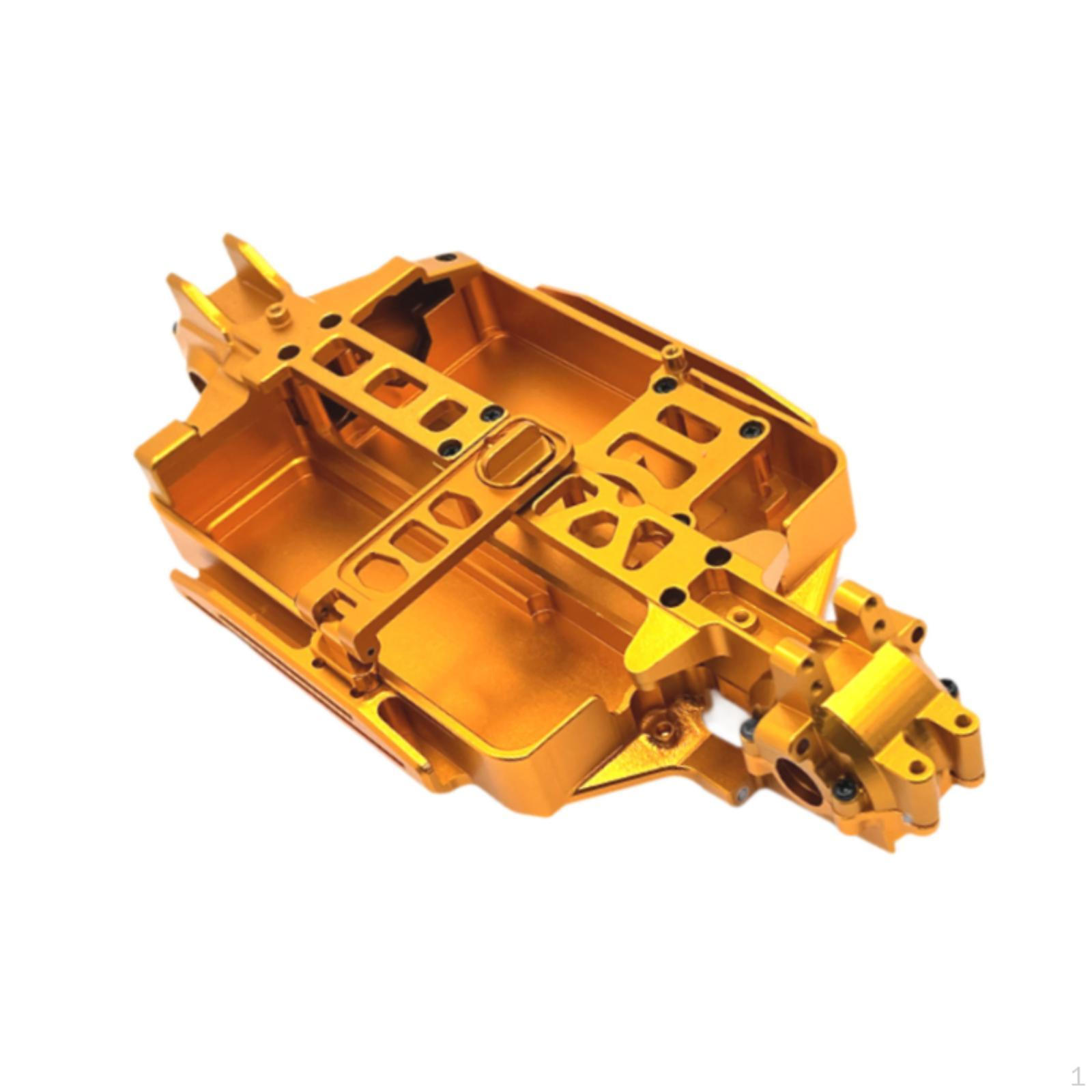 

1/16 Metal RC Gearbox Easy Install Parts Upgrade Kit,Transmission Case Housing Replacement for M162 золотий