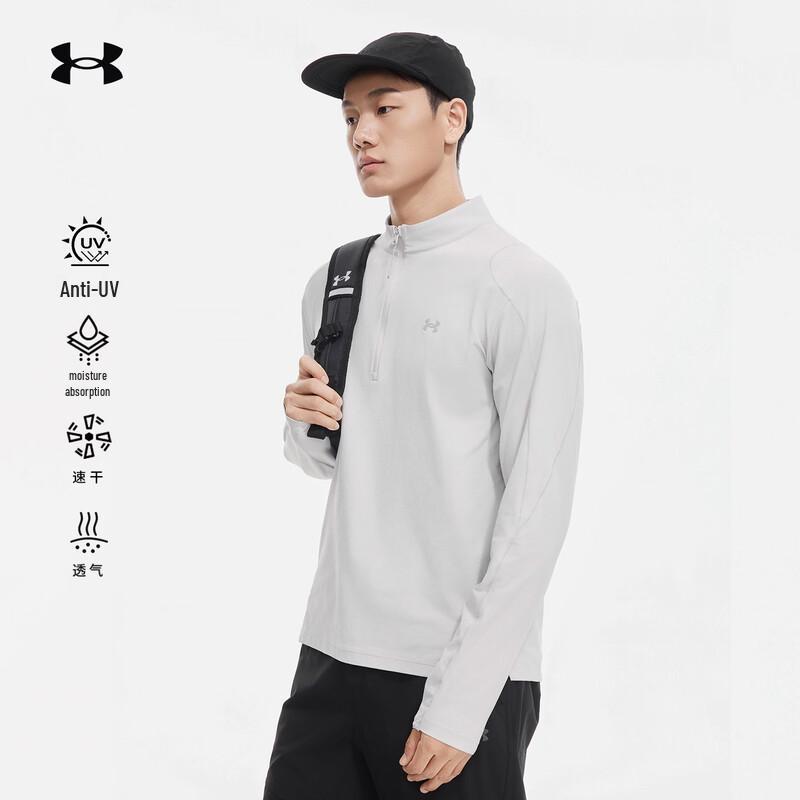 

Under Armour Men s Outdoor Quick-Dry Half-Zip Long Sleeve T-Shirt L