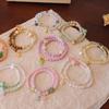 Bracelet Dopamine Bracelet Colored Quartz Stone Beaded Bracelet with Hanfu Temple Attractions Hot Sale