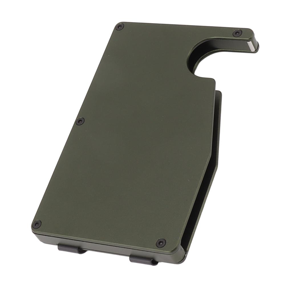 Minimalist Card Holder Aluminum Alloy Auto Ejected Anti Theft Credit Card Wallet for Business