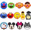 Sesame Street & Totoro PVC Shoe Charms Set - Mickey & Minnie Crocs Decorations