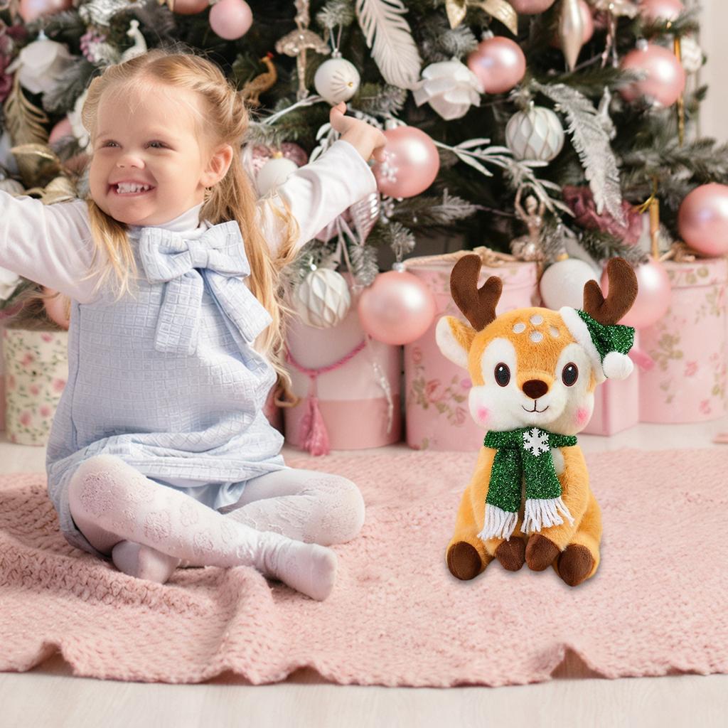 Christmas Deer Doll Plush Toy Gift Doll (without Label)
