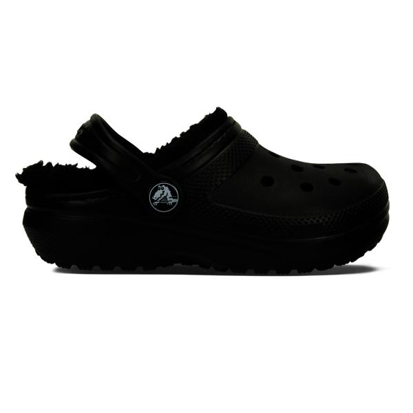 Crocs Kids Classic Lined Clog Toddler Black