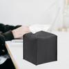 5 Zoll Quadratische PU-Leder Taschentuchspenderbox - Anpassbarer Rollenpapierhalter