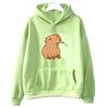 2026 Printed Hooded Youth Kawaii Cartoon Top Sweatshirt Unisex Fashion Harajuku Pattern Hooded Pullover for Men and Women