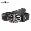 Classic Embossed Color Changing Western Cowboy Belt Buckle Belt Edge Smooth Buckle Personality Belt