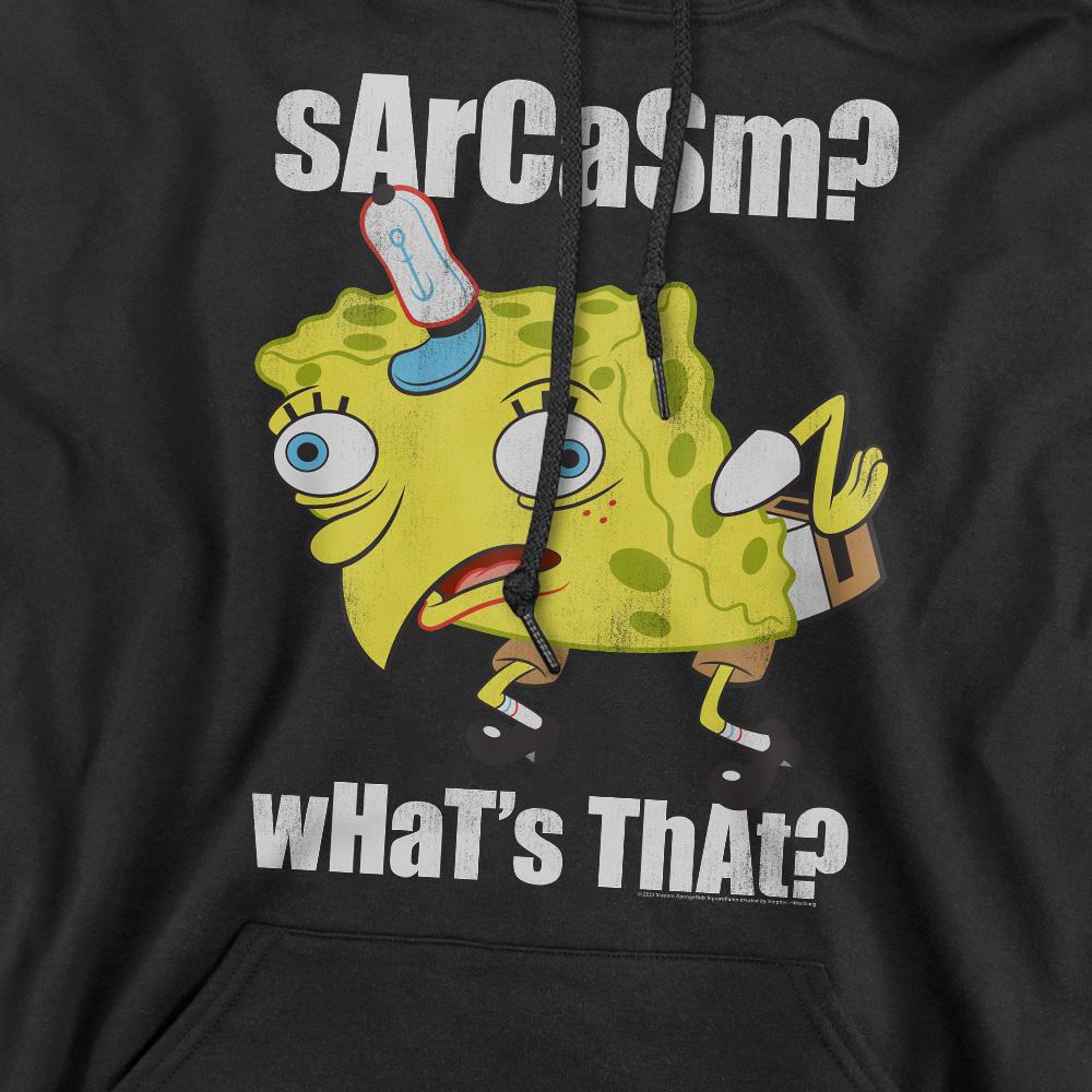 SpongeBob SquarePants Mens Sarcasm Meme Hoodie
