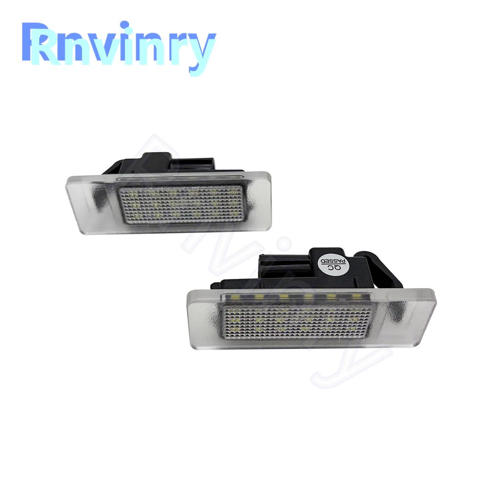 2pcs LED License Number Plate Light For Infiniti QX30 16-19 QX50 19-22 QX60 22- Q60 17-21 Q50 18-22