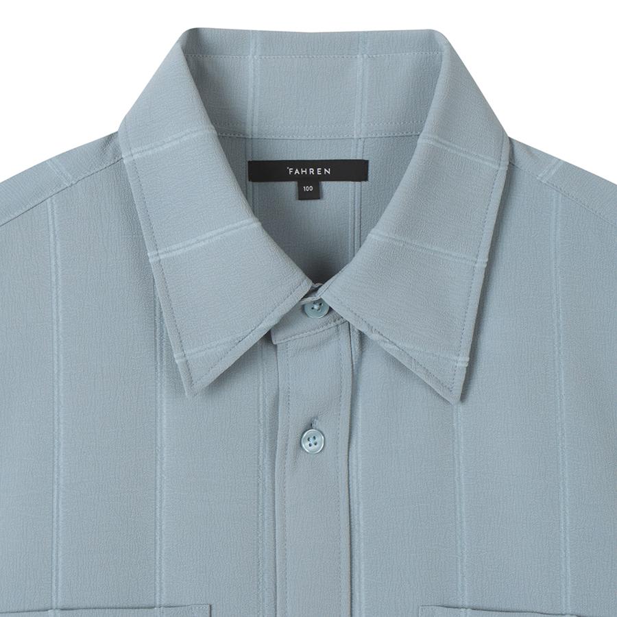 FAHRENHEIT Oversized Wrinkle Two-Pocket Shirt (Fibad5355)
