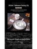 High-End Chinese Style Ceramic Tableware Set: 3-Piece or 4-Piece with Bowls, Plates, and Dishes for Restaurants and Clubs