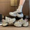 NIEUWE Damesschoenen Dames Casual Schoenen Tennis Vrouw Dikke Zool Hakken Sneakers Nieuwe Chunky Sneakers Mesh Schoenen