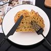 4Pcs Mirror Black Cutlery Set Stainless Steel Flatware Western Knife Fork Spoon Silver Cutlery Kitchen Tableware Set Supplies