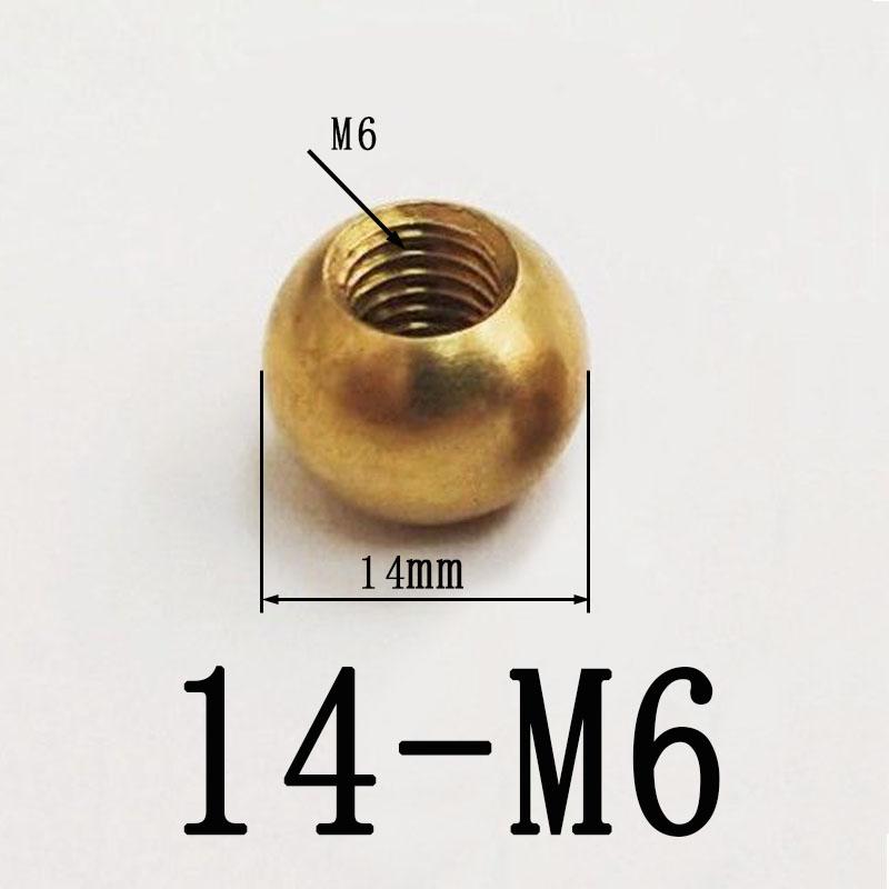 1PCS Brass Thread Hole Ball For CNC Later Machine