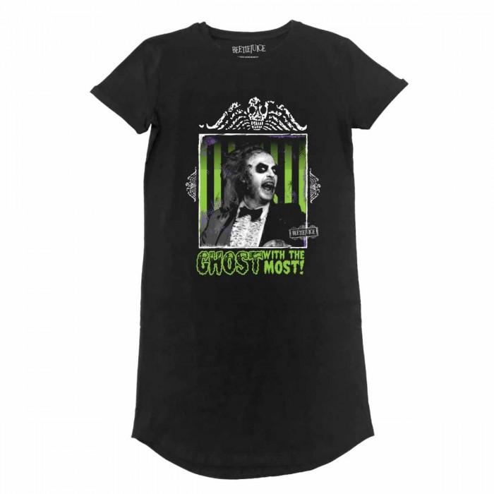 Beetlejuice Womens/Ladies Ghost With The Most T-Shirt Dress