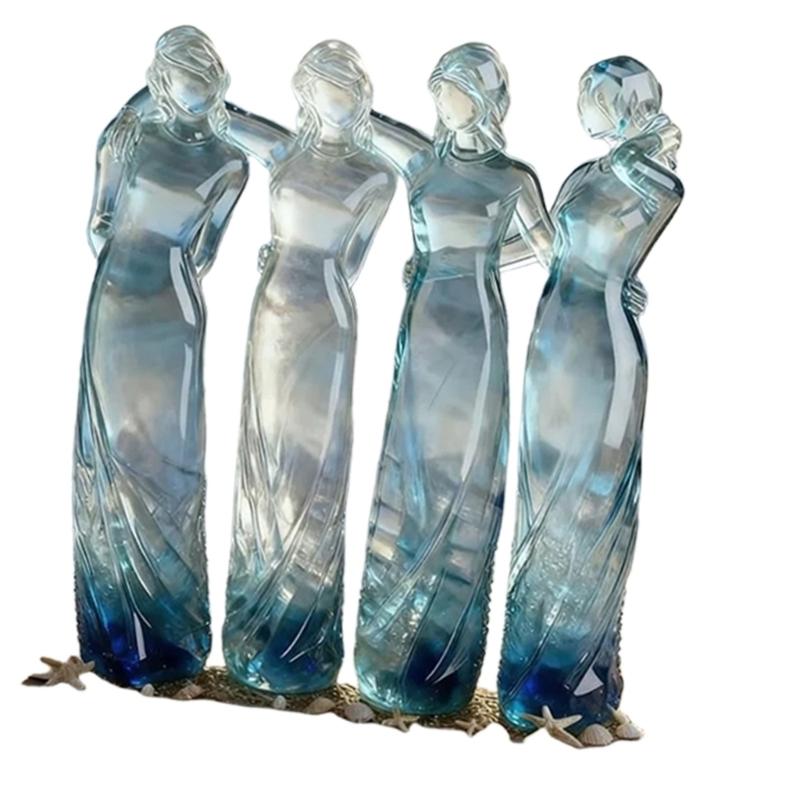 Upgrades Friend Birthday Gift for Women Unique Sister Friendship Resin Figurines Statue Sister Gift from Sister