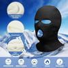 2Pcs 3 Hole Winter Knitted Mask, Full Face Cover Ski Scarf Mask Warm Balaclava For Adult Skiing, Motorcycle,Wind Protection