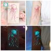 Rikaron Waterproof Luminous Butterfly Tattoo Stickers - Long-lasting, Realistic, Simple Japanese Washable Design for Dopamine Aesthetic.