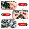 DIY Craft Hanging Tools 12 Pcs Christmas Hanger Ribbons, Silicone Ornament Hangers And Strings for Hooks Trees Tree, Adjustable Sliding Holiday Party