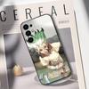 Dr S-STONE Phone Case For Samsung S25,S24,S21,S22,S23,S30,Ultra,S20,Plus,Fe,Lite,Soft Black Cover