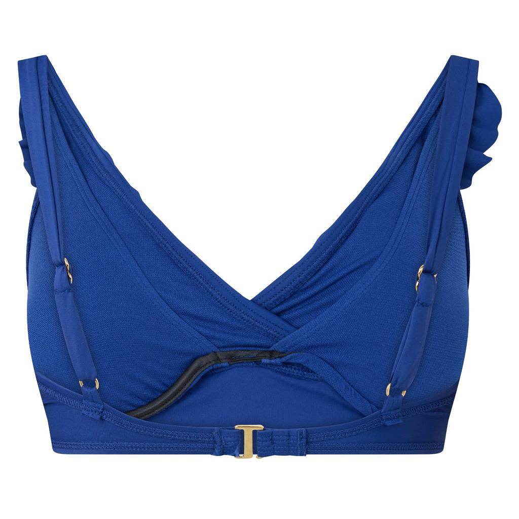 Ralph Lauren Womens/Ladies Ruffled V Neck Bikini Top